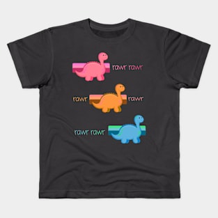 Colorful Dino Kids T-Shirt